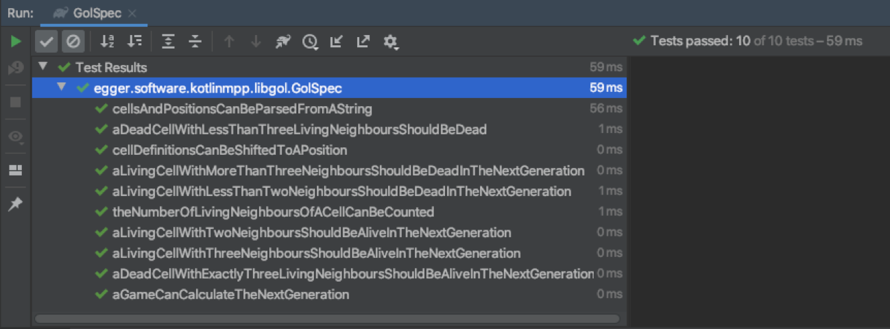 JVM Test Output